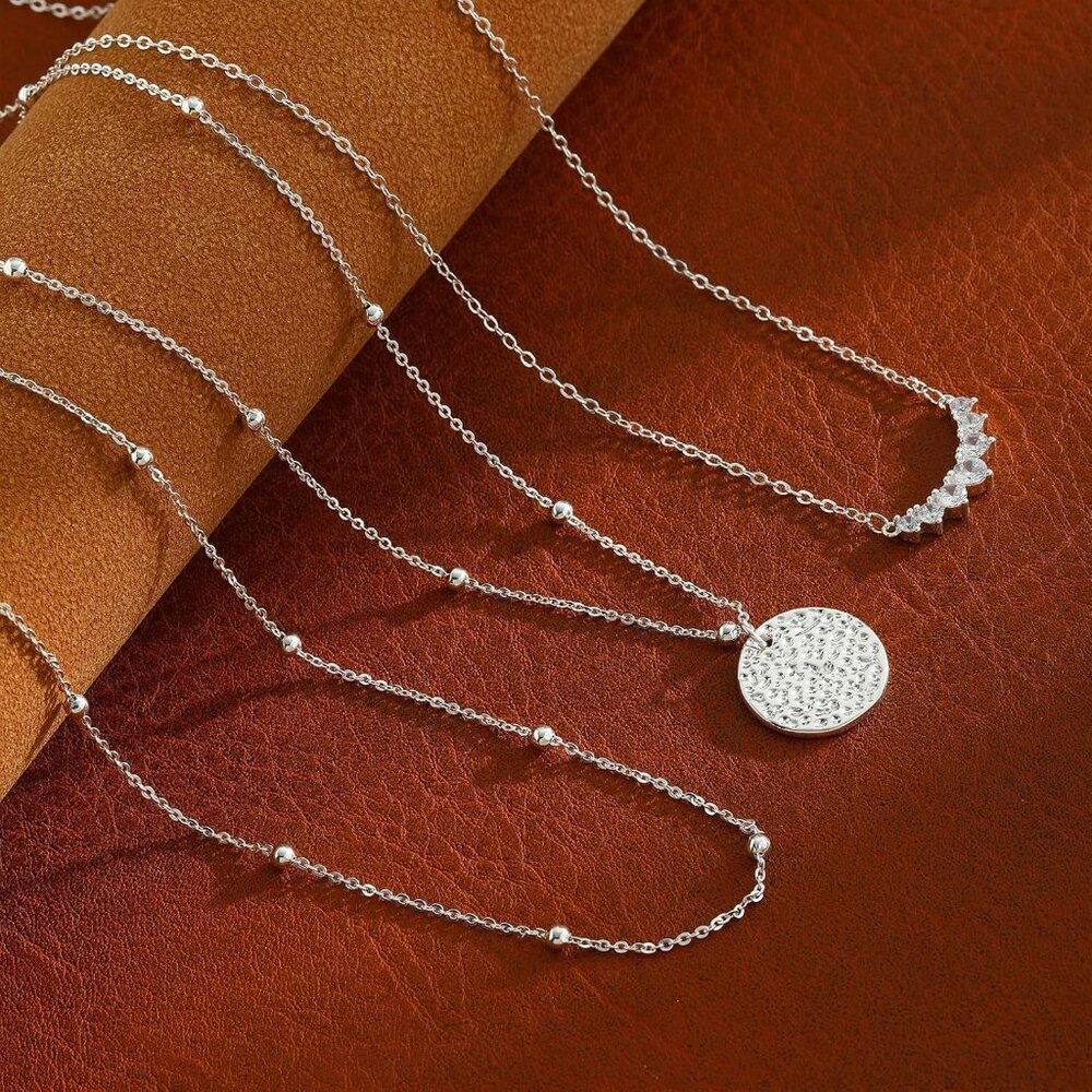 Gleaming Stackable Gold/Silver Necklaces With Ext… - image 5